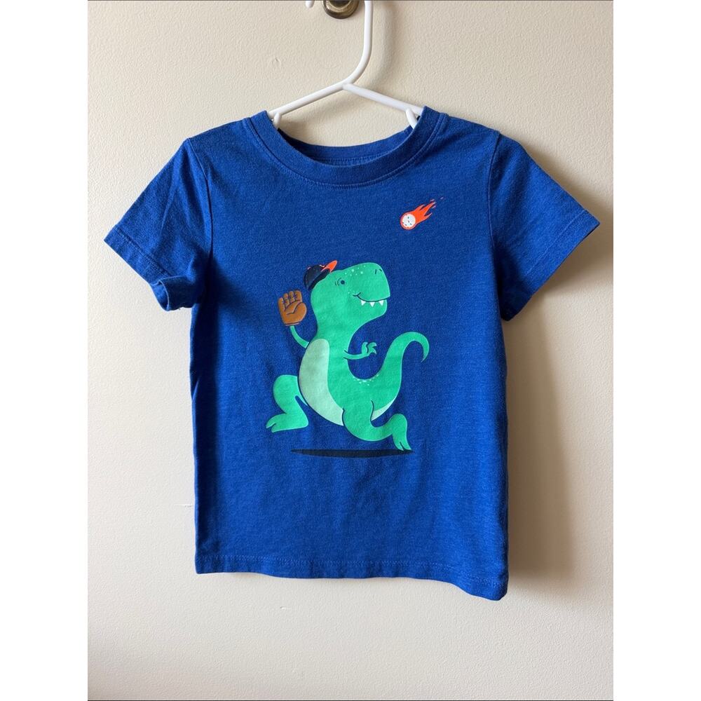 Bundle Cat & Jack Boys Tees Size 3T Navy and Gray Short-Sleev - Picture 4 of 13
